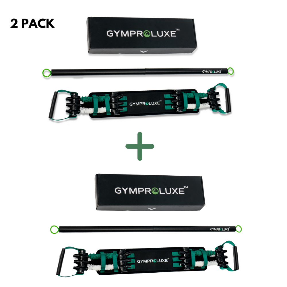 Gymproluxe Band & Bar set 2.0 (Family Pack Bundle)