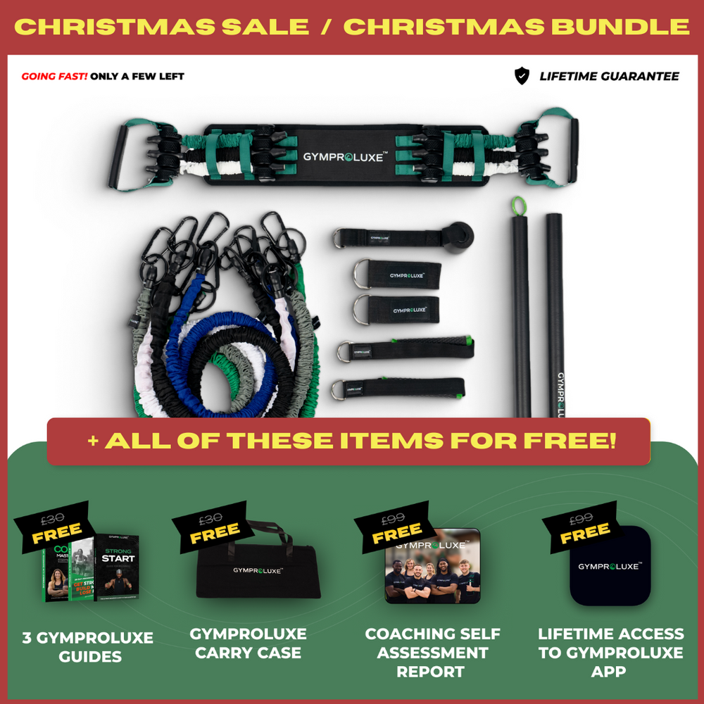 GYMPROLUXE All In One Portable Gym + App (Xmas Bundle)