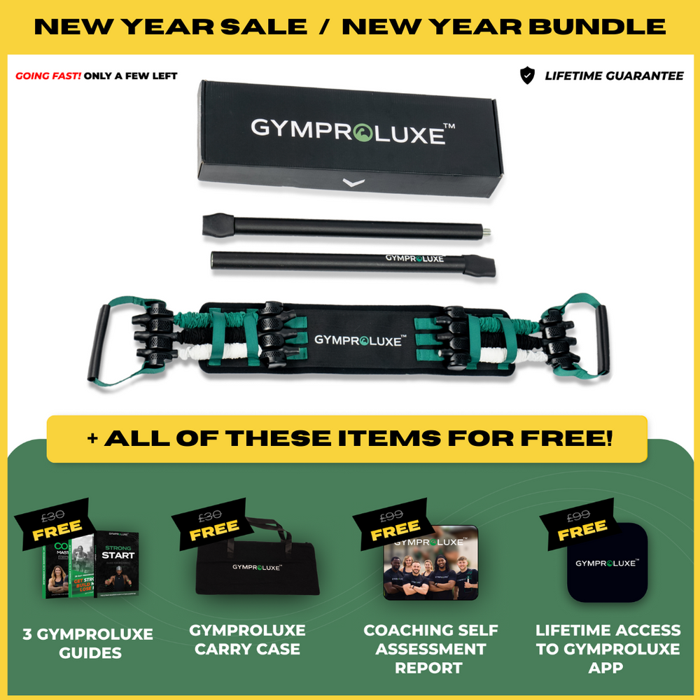 GYMPROLUXE Band and Bar set 2.0 + App (New Year Bundle)